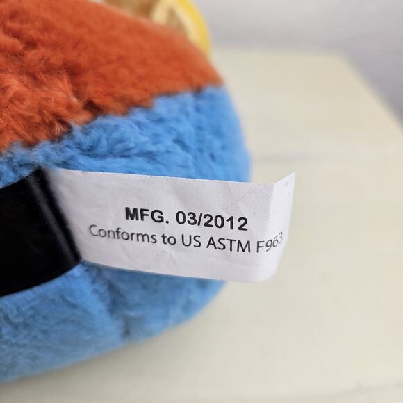 Rovio Angry Birds 5" Space Lightning Blue Bird Plush Commonwealth 2012 No Sound - Picture 8 of 9